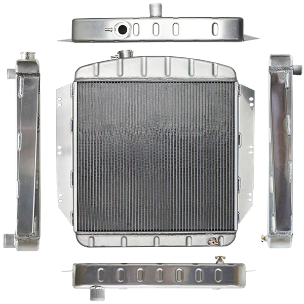 Muscle Car Radiator for 1955-1959 Chevy GMC Pickup with Small Block Engine