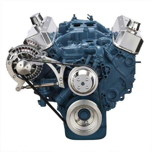 Small Block Chrysler Serpentine Conversion, Alternator Only - Polished