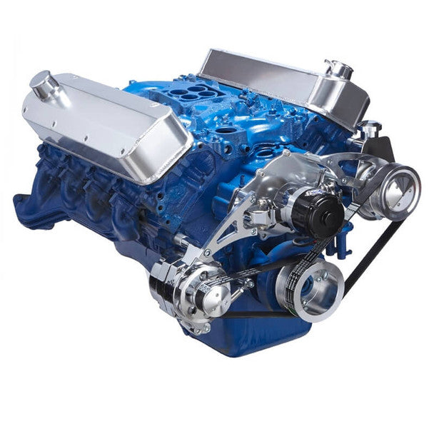 Ford 460 Serpentine System - Power Steering & Alternator - Electric Water Pump - Polished