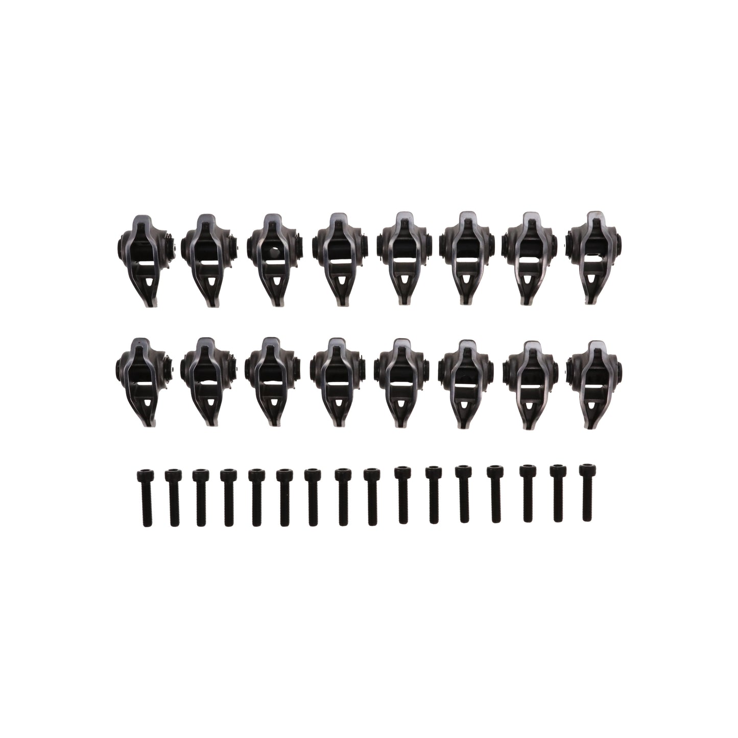 Chevy LT Pro Series Cast Steel Rocker Arms, 1.8 Ratio, Needle Bearing Trunnion