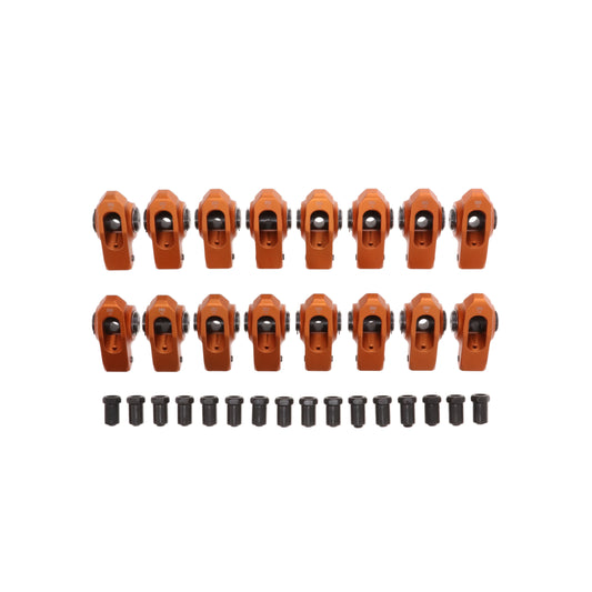 Chevy Small Block 6061-T6 Aluminum 1.6 Ratio 3/8" Roller Rocker Arms