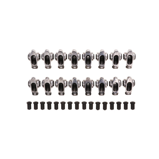 Chevy Small Block Pro Series Stainless Steel 1.6 Ratio 3/8" Needle Bearing Roller Rocker Arms