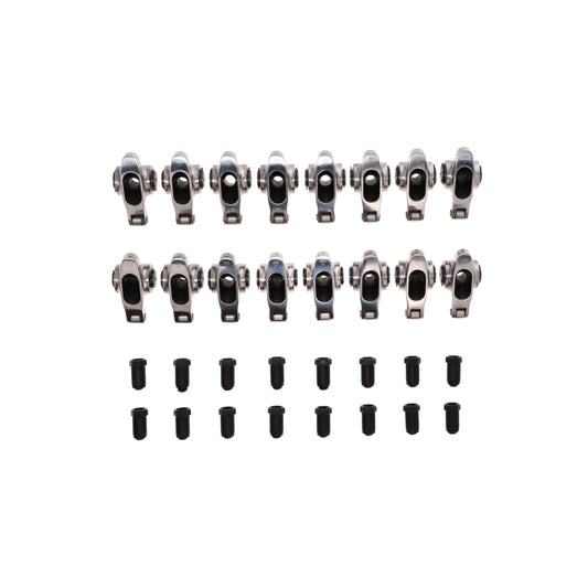 Chevy Big Block Pro Series Stainless Steel 1.7 Ratio 7/16" Needle Bearing Roller Rocker Arms