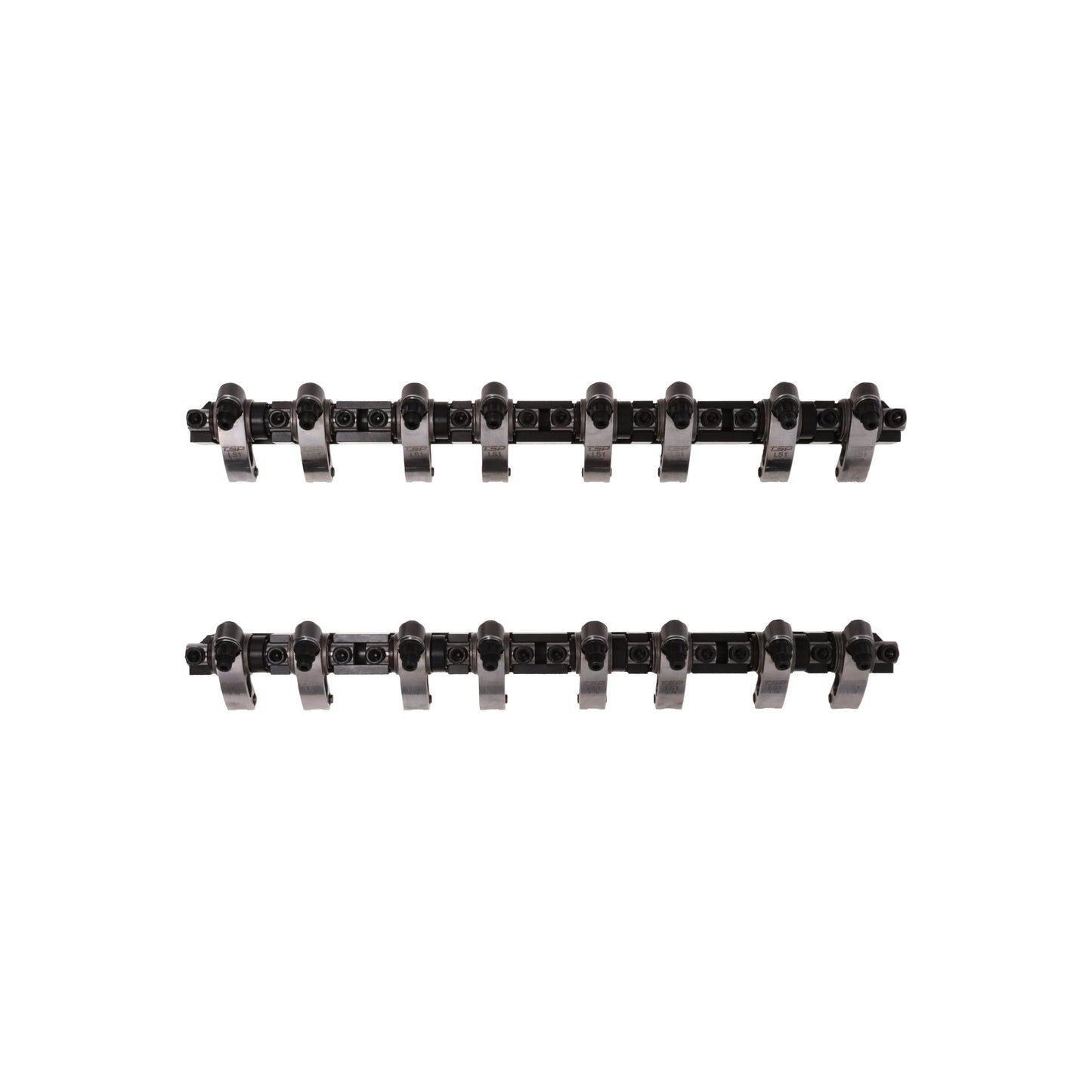 Chevy LS1 Stainless Steel Shaft Pro Series Rocker Arm System, 1.7 Ratio, Bronze Bushing Trunnion, Needle Bearing Tip