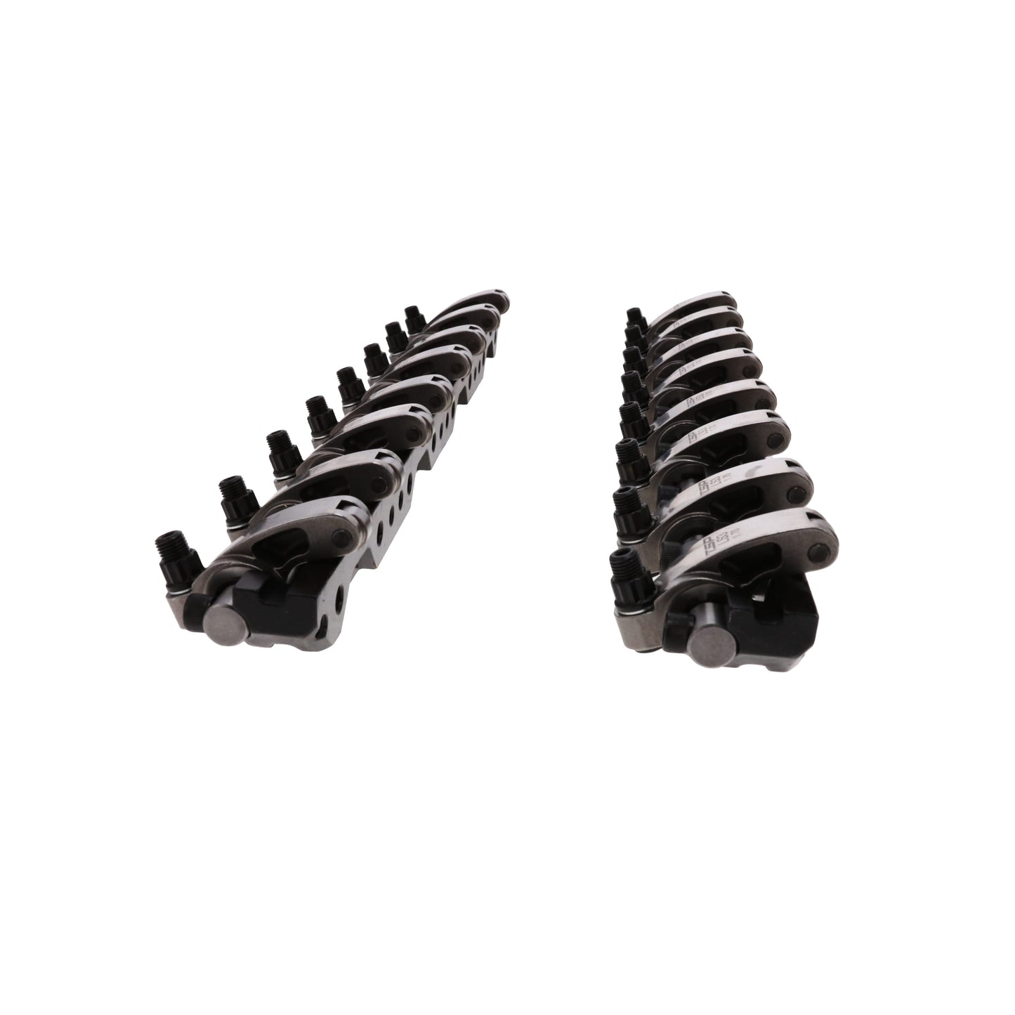 Chevy LS3 Stainless Steel Shaft Pro Series Rocker Arm System, 1.7 Ratio, Bronze Bushing Trunnion, Needle Bearing Tip