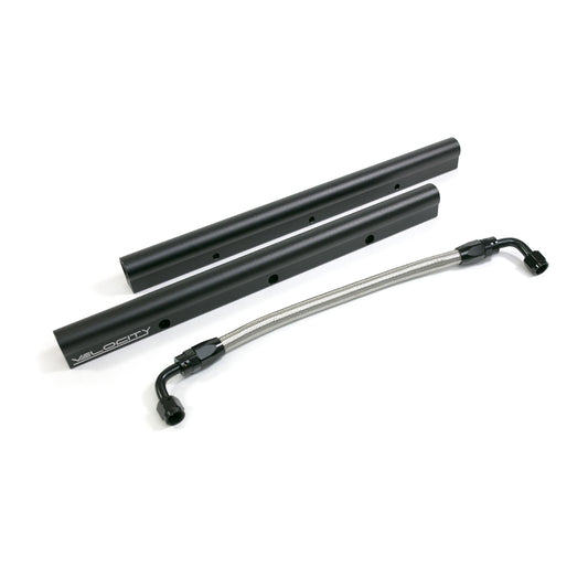 Velocity LS1/LS2/LS6 Billet Aluminum High Performance Fuel Rail Kit - Black