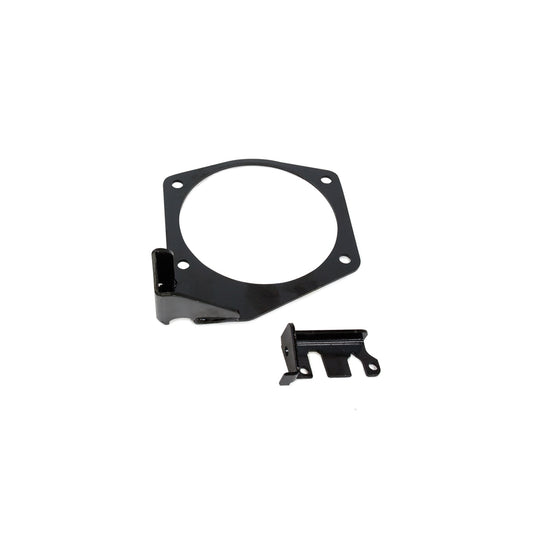 105mm 4-Bolt LS Throttle Cable Bracket - Black