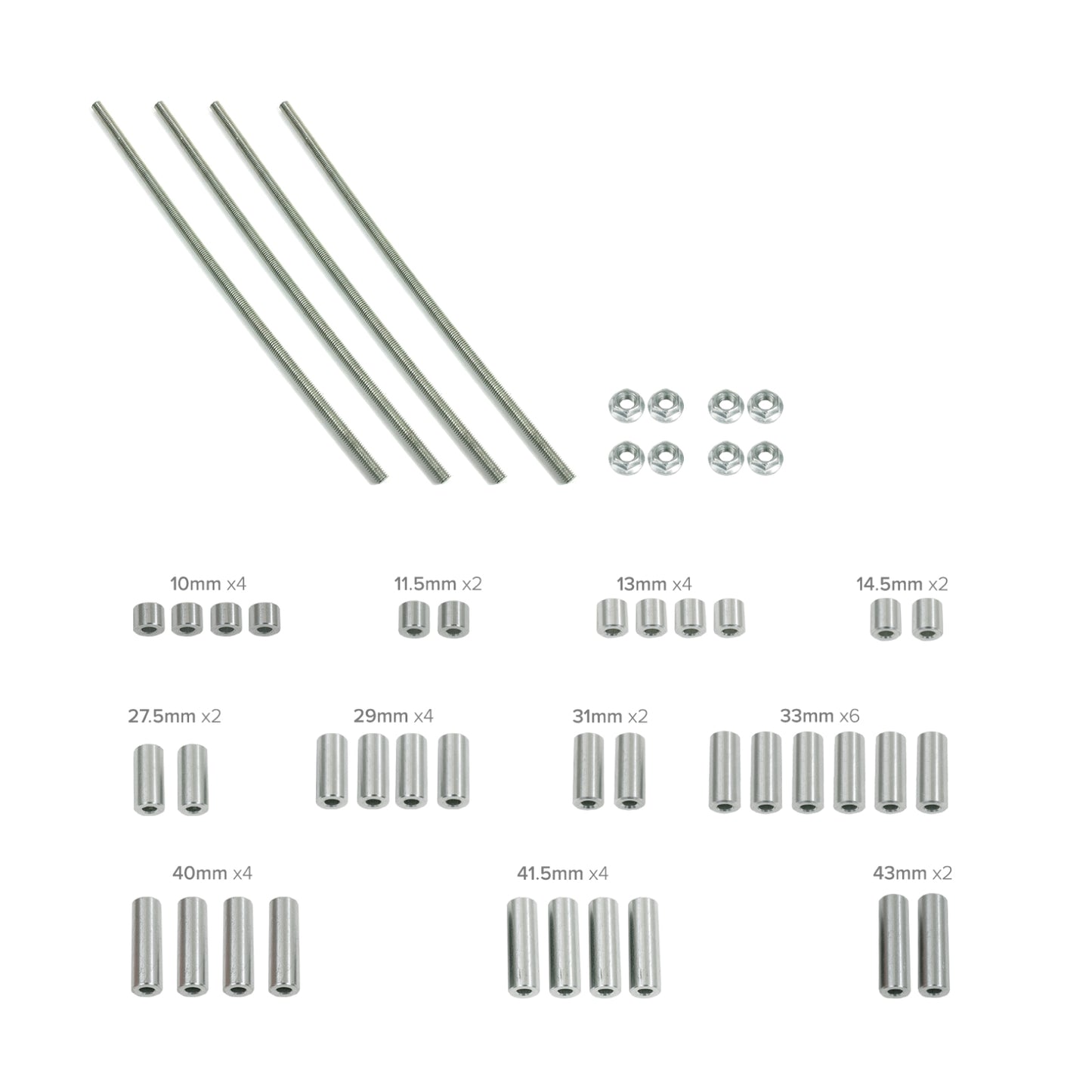 Close-up of TSP Tsp Velocity Ford Coyote O Ring Hardware Kit - Precision Engineering