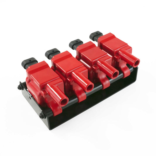 GM LS High Performance Ignition Coils with Relocation Brackets - Black