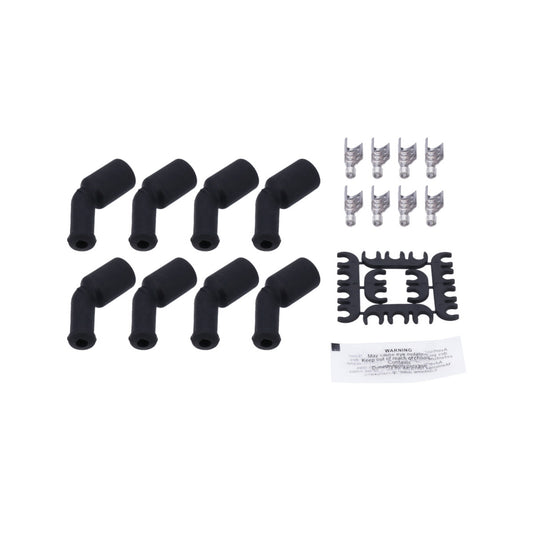 Universal LS/LT Spark Plug Wire Set, 8.5mm with 180° Plug Boots  - Red