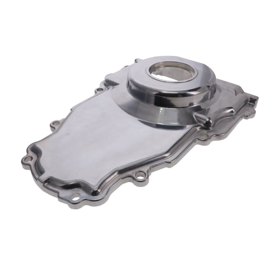 GM LS 1-Piece Aluminum Timing Cover - Polished