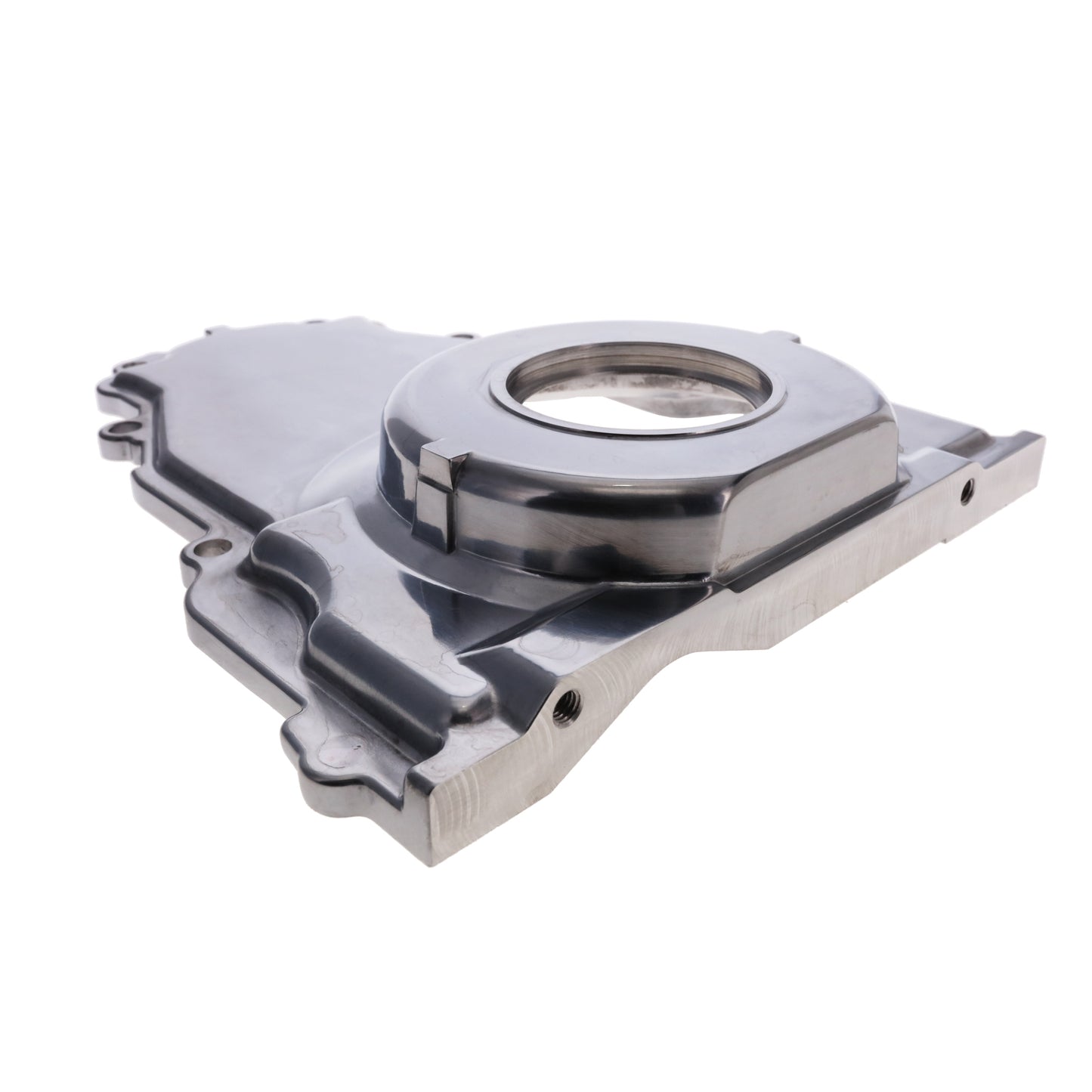 GM LS 1-Piece Aluminum Timing Cover - Polished