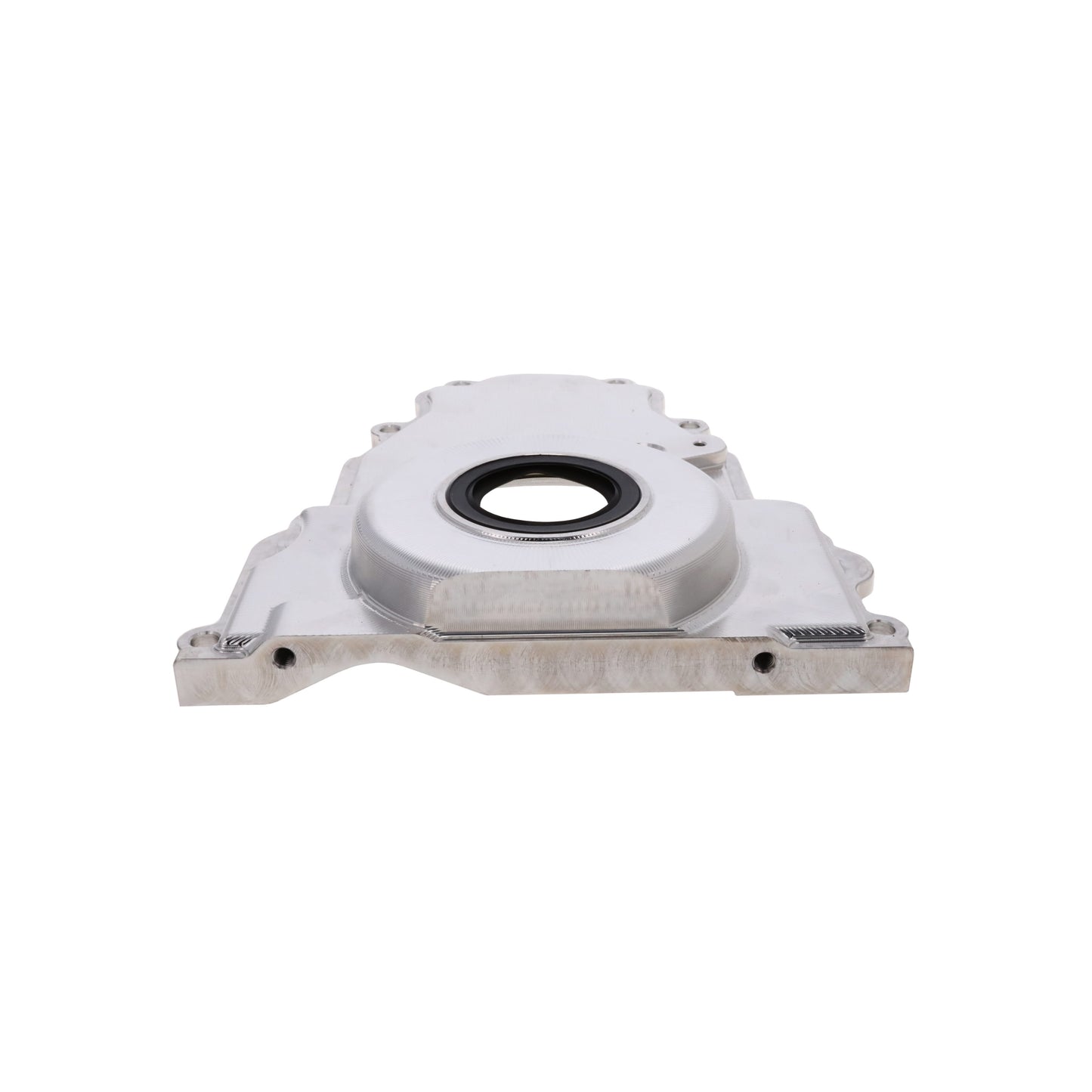 V Series GM LS 1-Piece Aluminum Timing Cover with Cam Position Sensor Provision - Natural