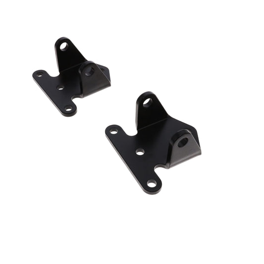 Chevy V8 1/4" Thick Solid Steel Engine Mounts - Black