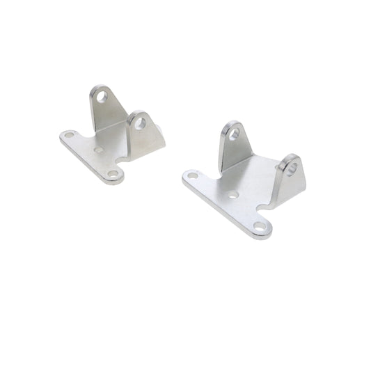 Chevy V8 1/4" Thick Solid Steel Engine Mounts - Natural