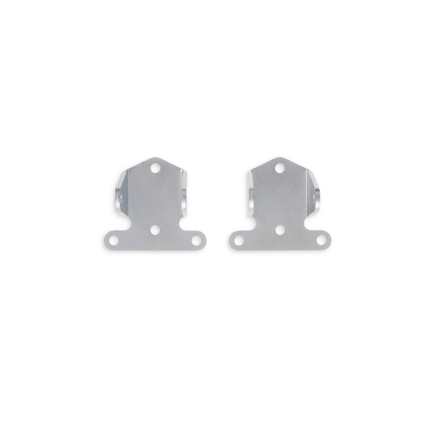 Chevy V8 3/16" Thick Solid Steel Engine Mounts - Natural