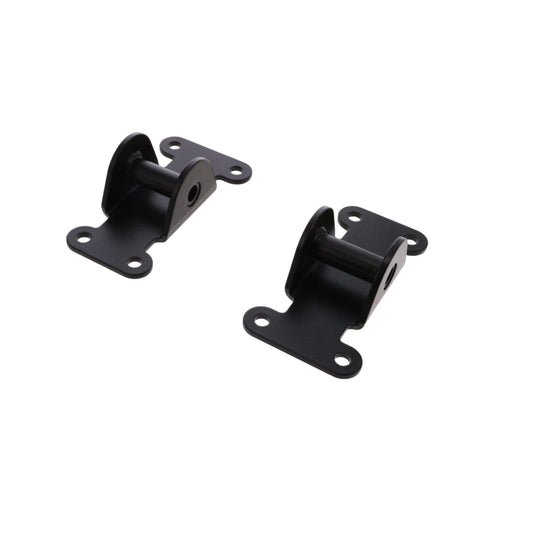 Chevy V8 Solid Steel Frame Pad Engine Mounts - Black