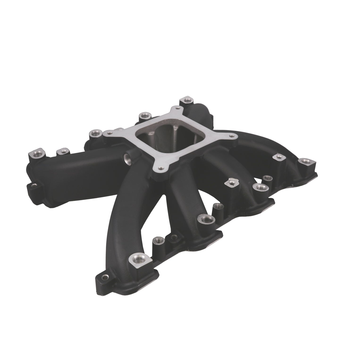 GM LS Rectangle Port EFI Single Plane Aluminum Intake Manifold - Black