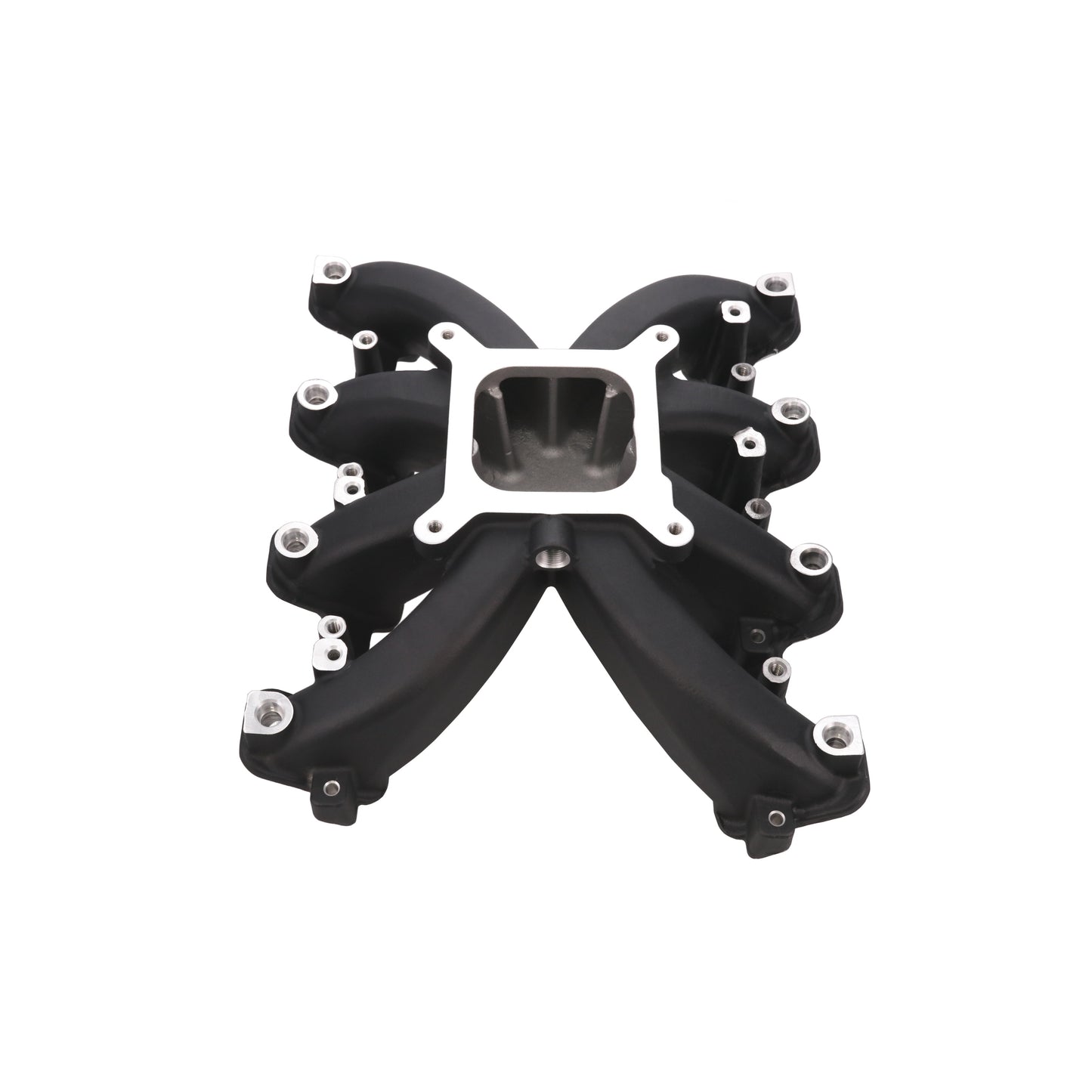 GM LS Rectangle Port EFI Single Plane Aluminum Intake Manifold - Black