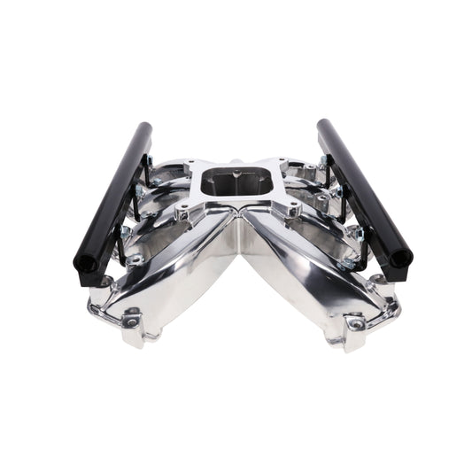 GM LS Rectangle Port EFI Single Plane Aluminum Intake Manifold - Polished