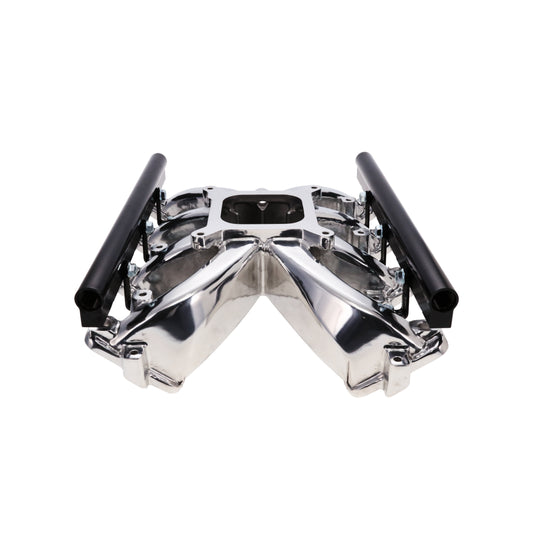 GM LS Cathedral Port EFI Single Plane Aluminum Intake Manifold - Polished