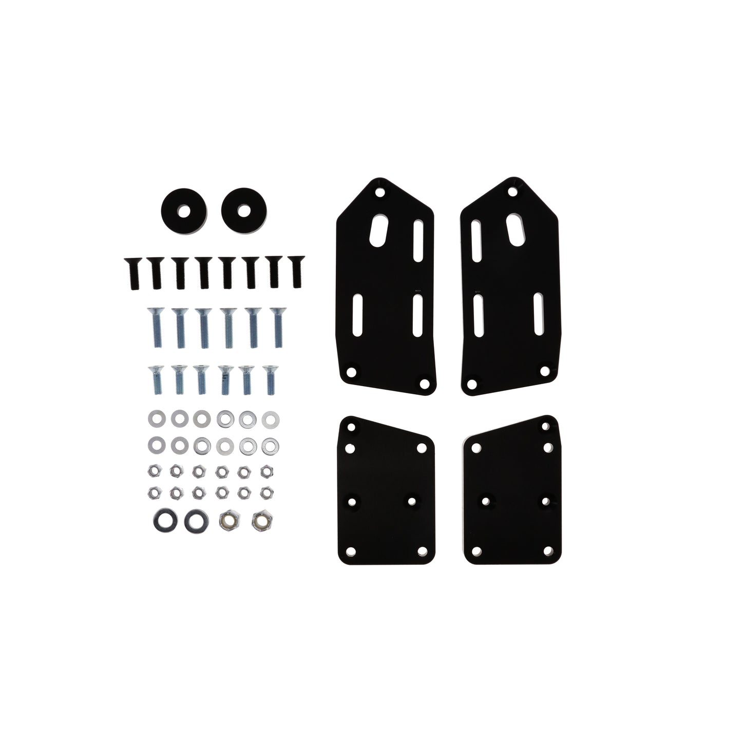 GM LS to Ford Fox Body Black Motor Mount Adapter Plates