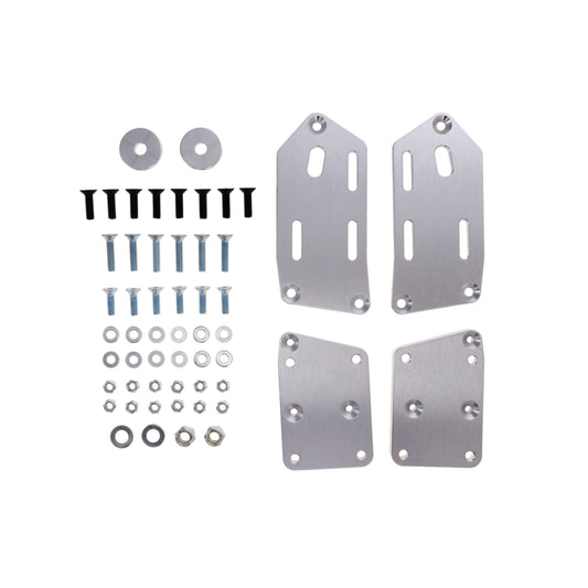 GM LS to Ford Fox Body Natural Motor Mount Adapter Plates