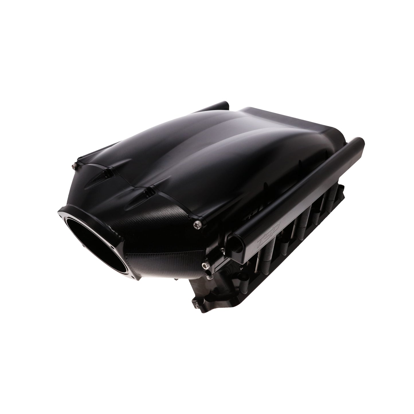 GM LS Cathedral Port V Series Billet Aluminum Low-Rise Intake Manifold - Black