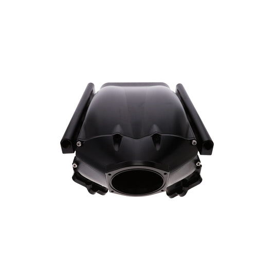GM LS Cathedral Port V Series Billet Aluminum Low-Rise Intake Manifold - Black