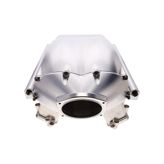 GM LS Rectangle Port V Series Billet Aluminum Hi-Rise Intake - Natural