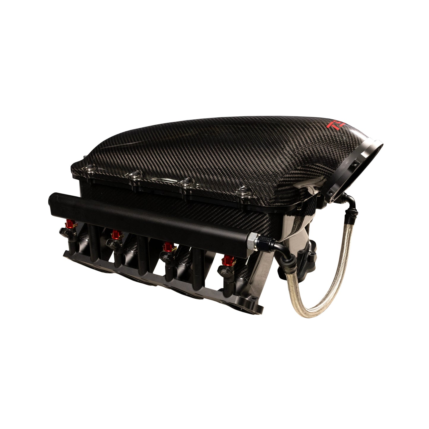 LS Gen III Cathedral Port Carbon Fiber Hi-Rise Intake Manifold Assembly