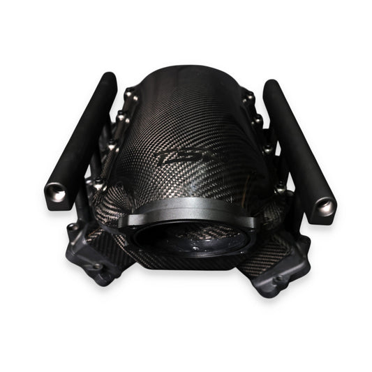 GM LS Gen IV Cathedral Port Carbon Fiber Low-Rise Intake Manifold