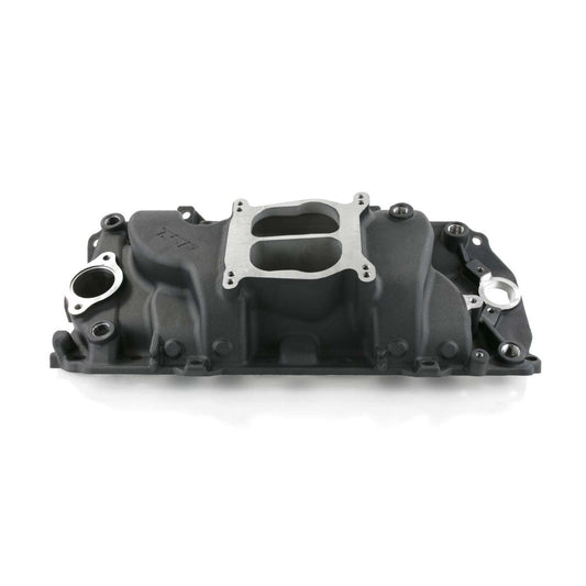 Chevy Big Block Carbureted Dual Plane Aluminum Intake Manifold - Black