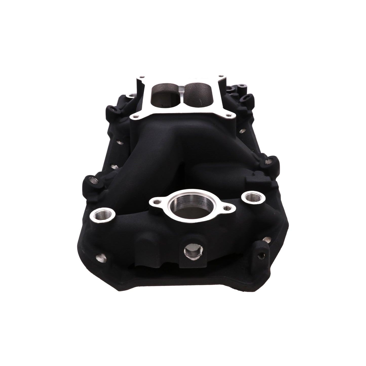 Chevy Big Block V8 Dual Plane Aluminum Intake Manifold - Black