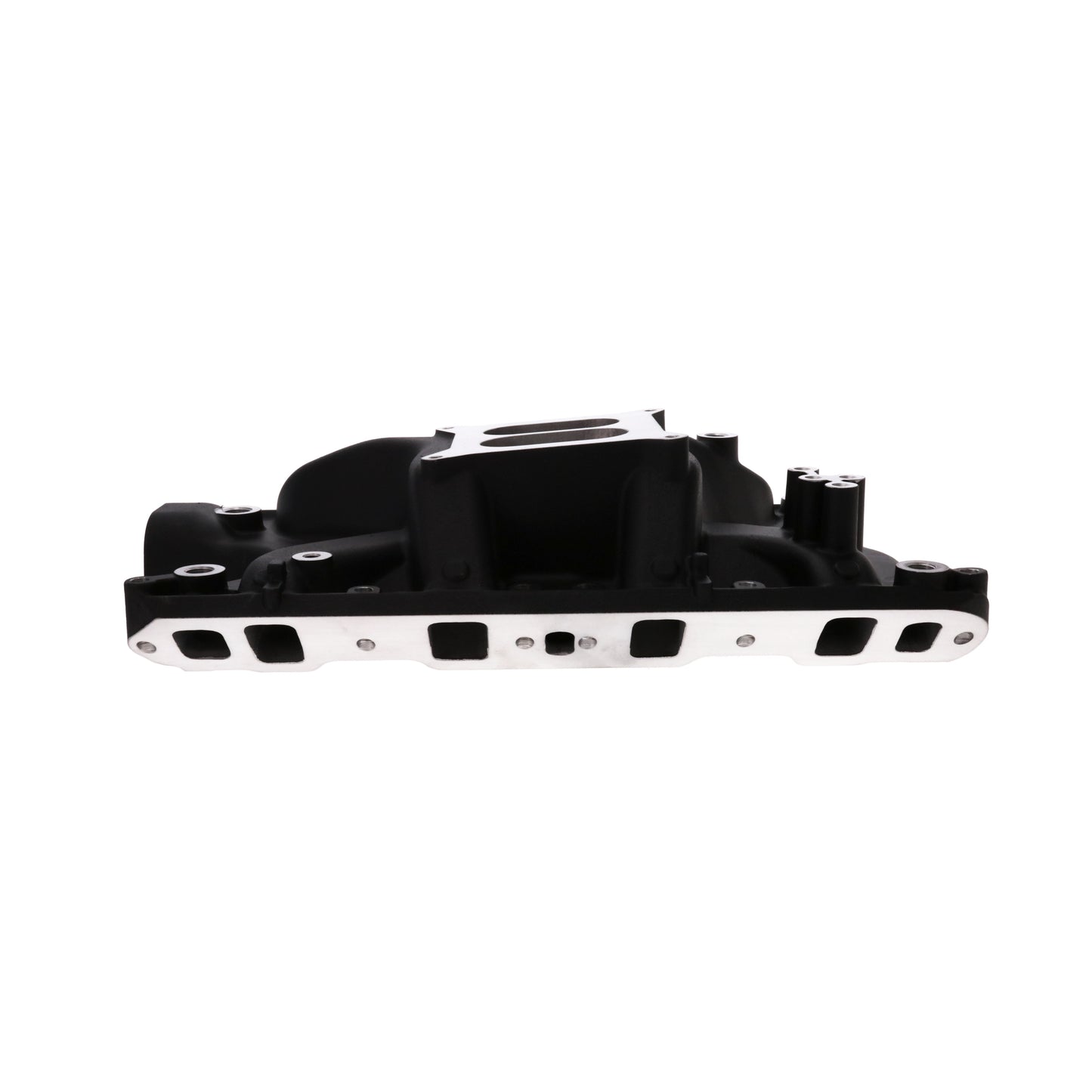 Ford 351W Carbureted Aluminum Dual Plane Intake Manifold - Black