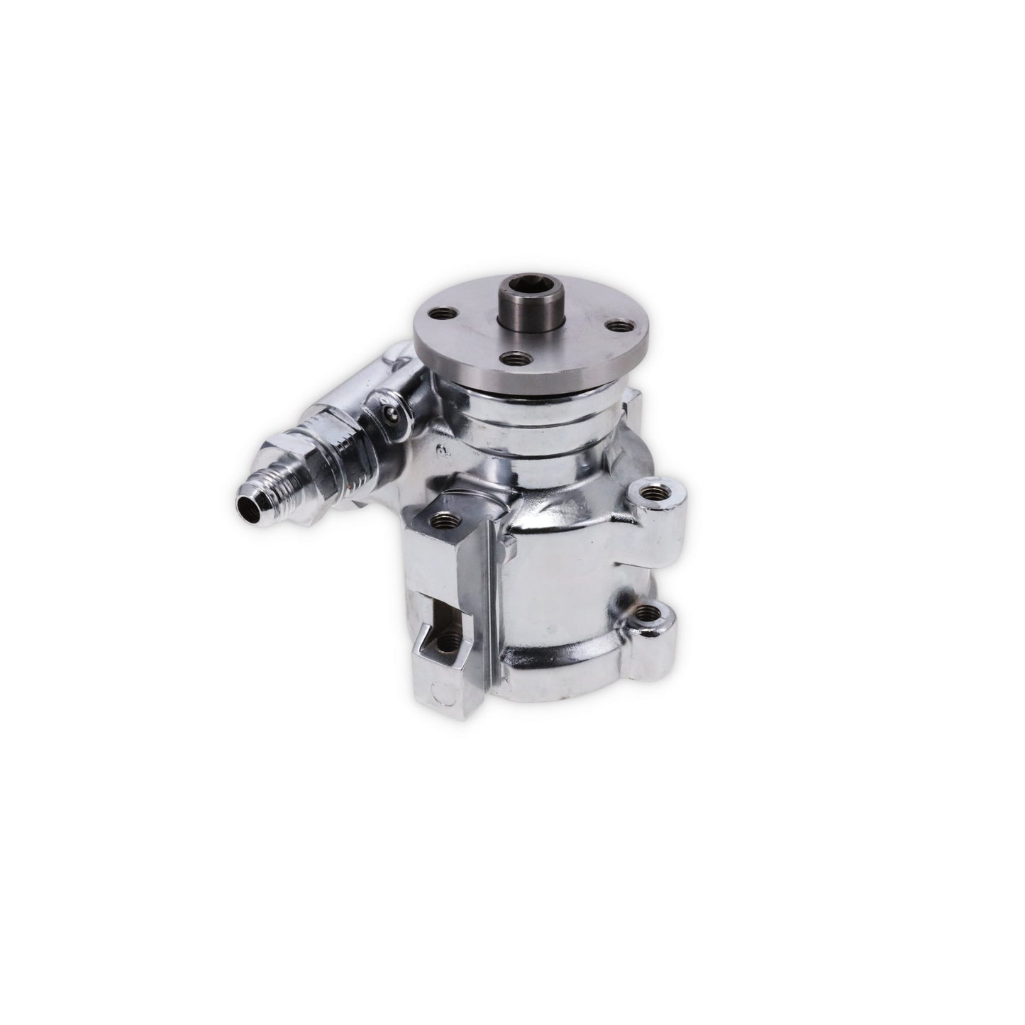 Ford 5.0L Coyote Hydraulic Power Steering Kit - Polished