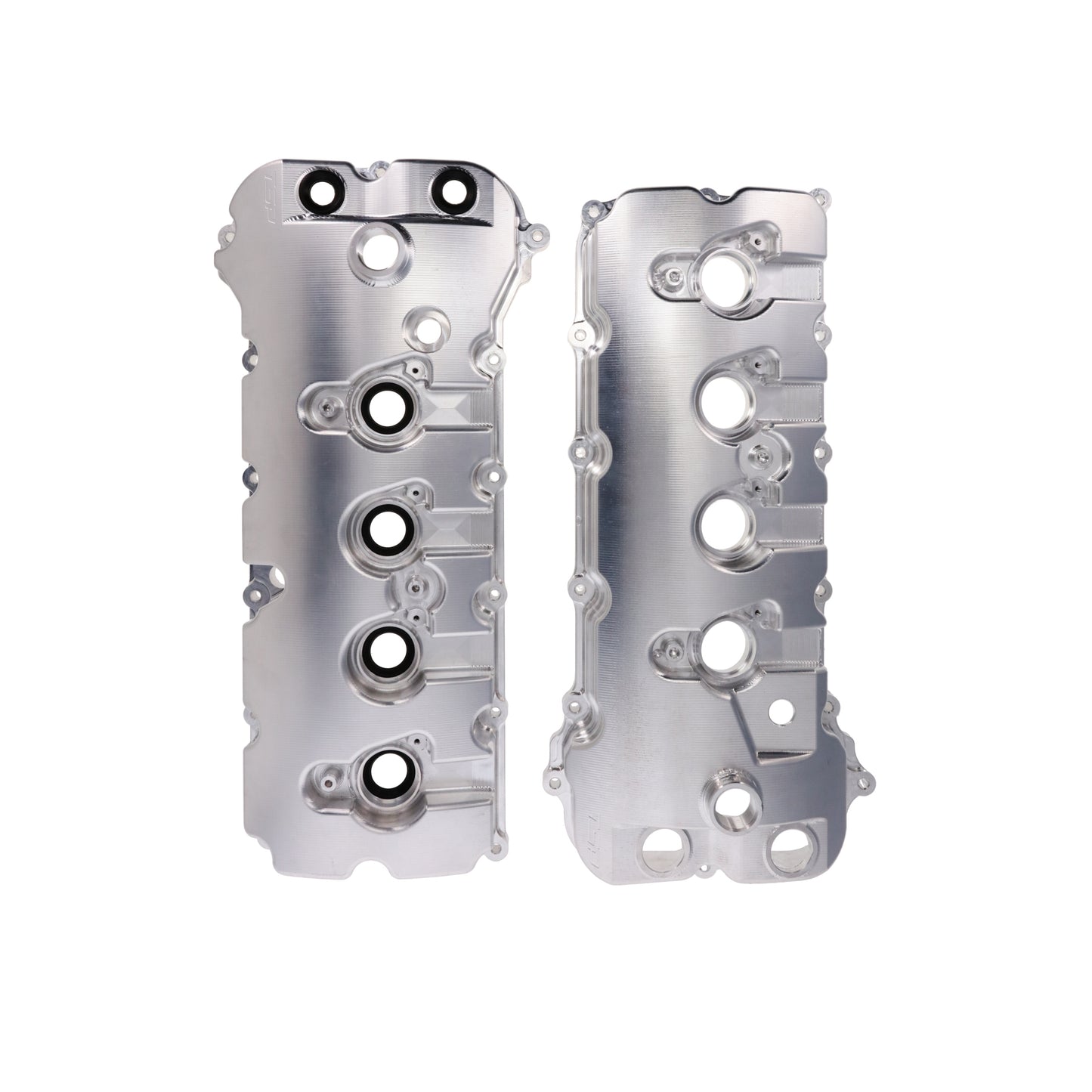 V Series Ford 5.0L Coyote Billet Aluminum Valve Covers - Natural