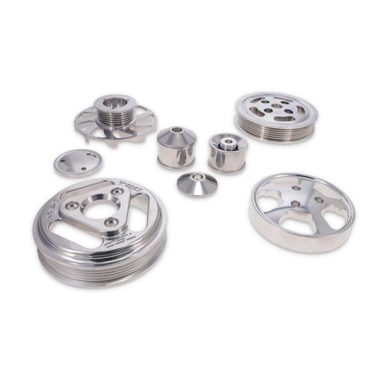 Ford Coyote Serpentine Front Drive System - Polished