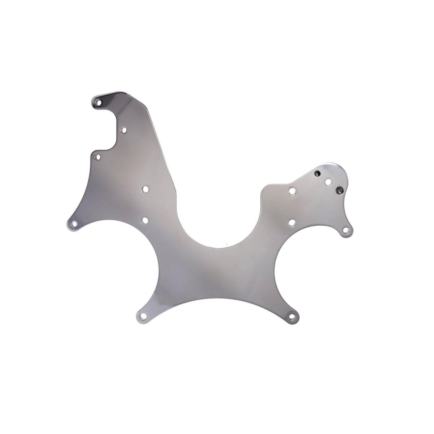 Chevy Small Block Serpentine Front Drive System Accessory Plate - Polished