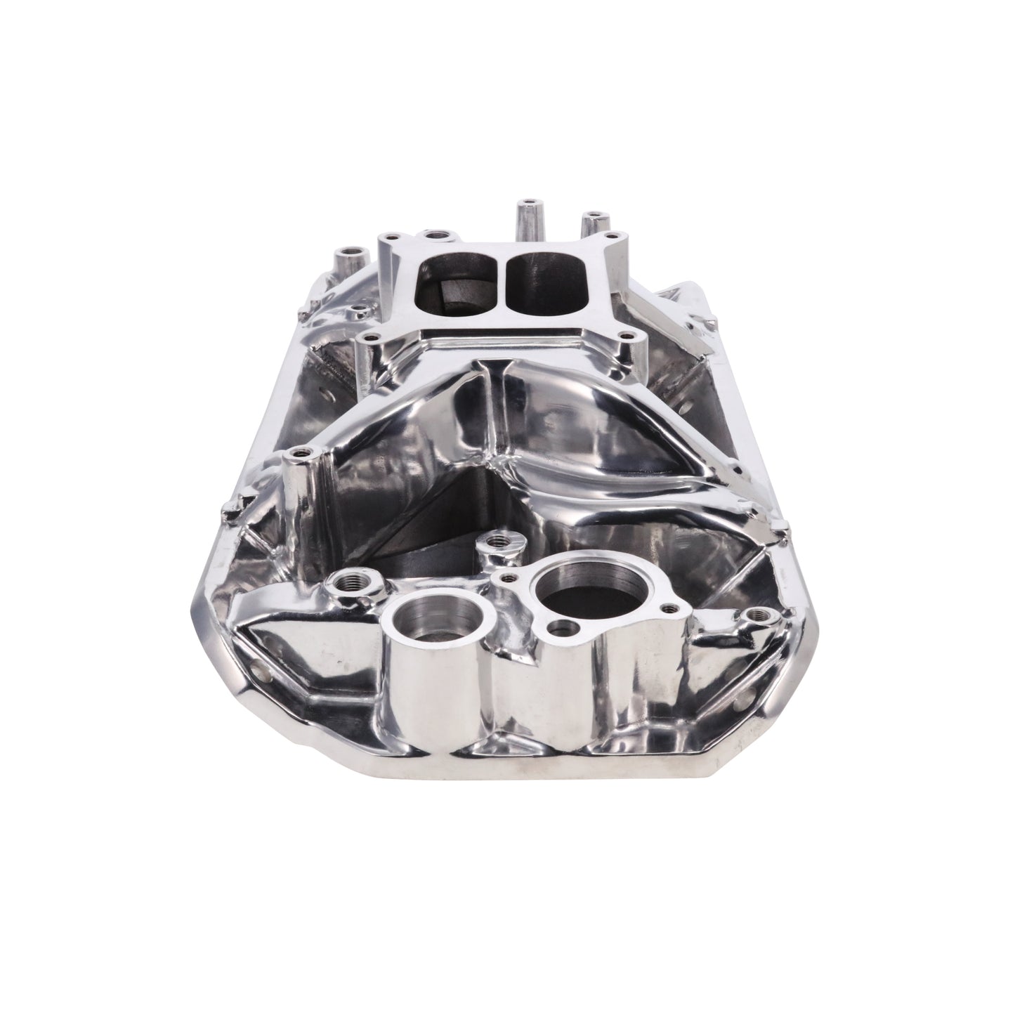 AMC V8 Dual Plane Air Gap Aluminum Intake Manifold - Polished
