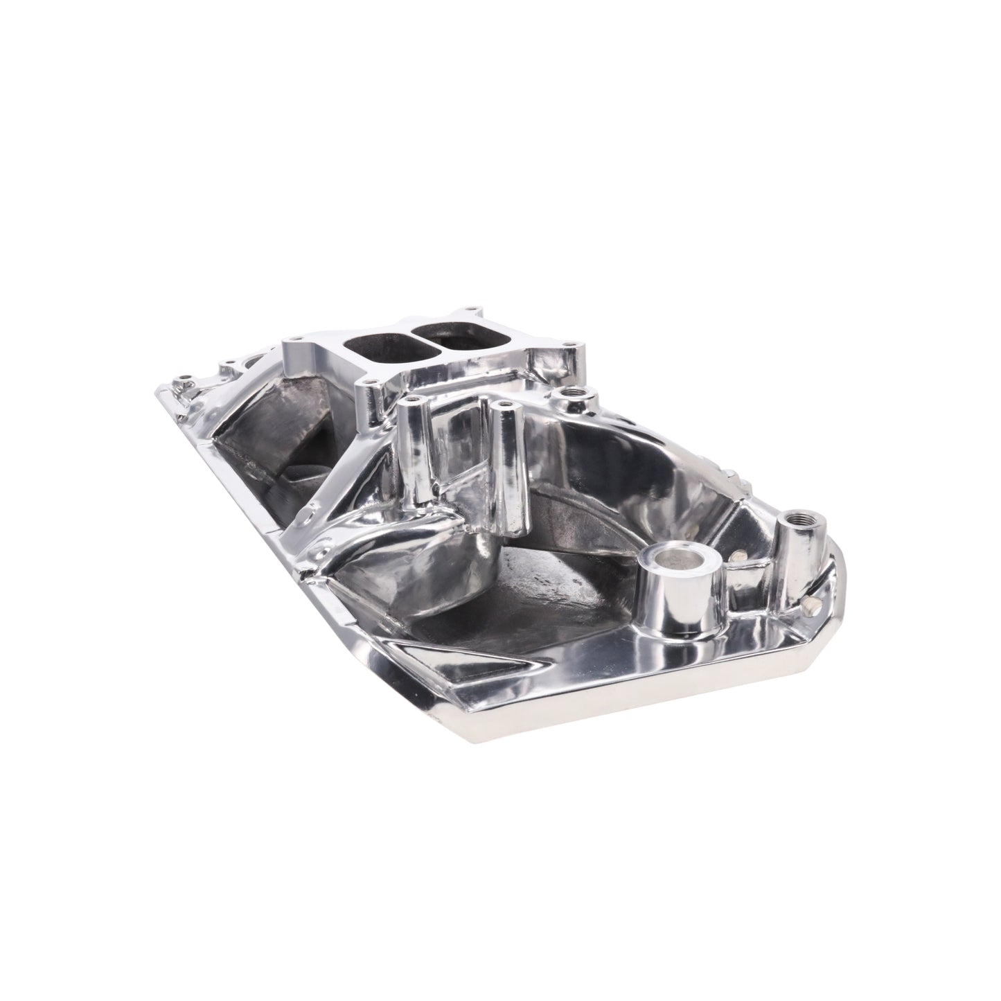 AMC V8 Dual Plane Air Gap Aluminum Intake Manifold - Polished