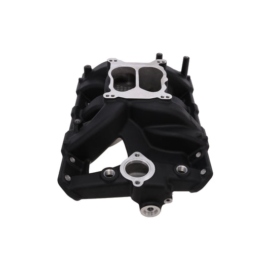 Pontiac V8 Dual Plane Aluminum Intake Manifold - Black