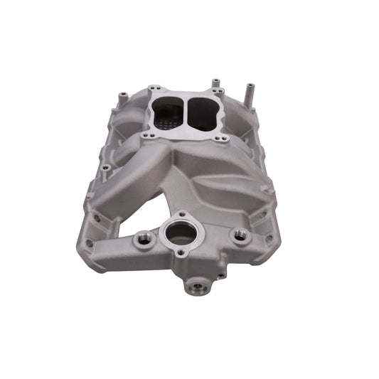 Pontiac V8 Dual Plane Aluminum Intake Manifold - Satin