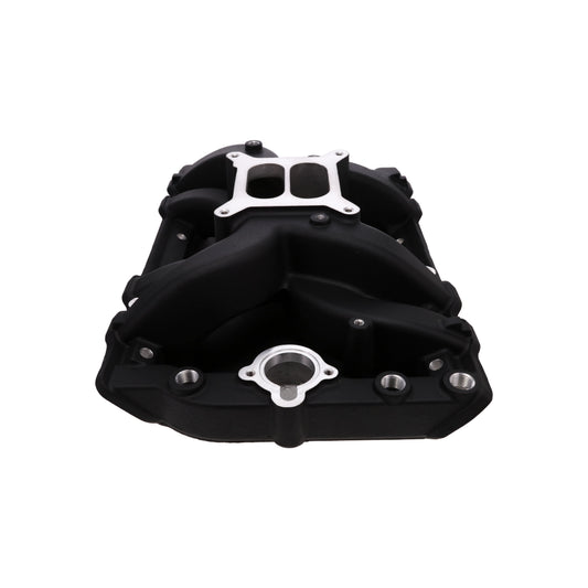 Oldsmobile Big Block V8 Dual Plane Air Gap Aluminum Intake Manifold - Black