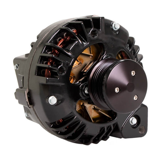 Chrysler 1 Wire Alternator 100 Amp Chrome Plated Serpentine 8-Rib Pulley