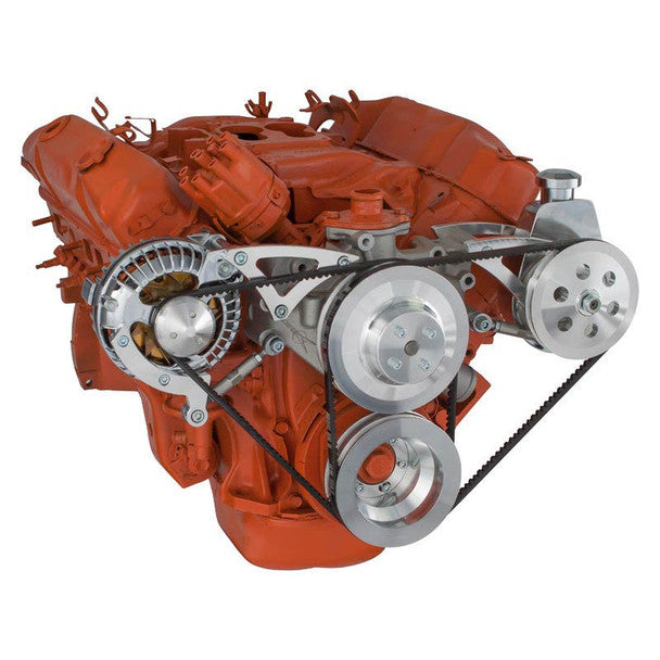 Chrysler Big Block Power Steering & Alternator System (426 - 440) - Polished