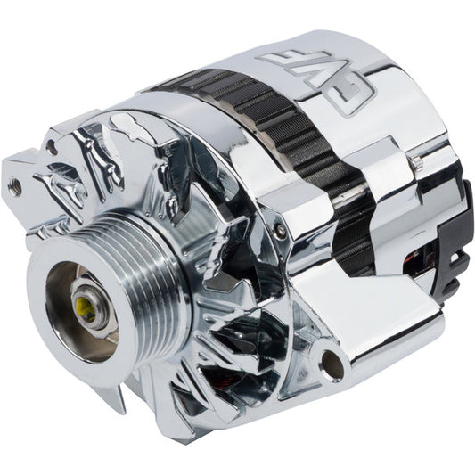GM CS130 1 Wire Alternator 140 Amp - Chrome Plated