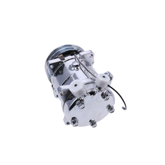 Sanden 508 Style Silver Clutch V-Belt A/C Compressor