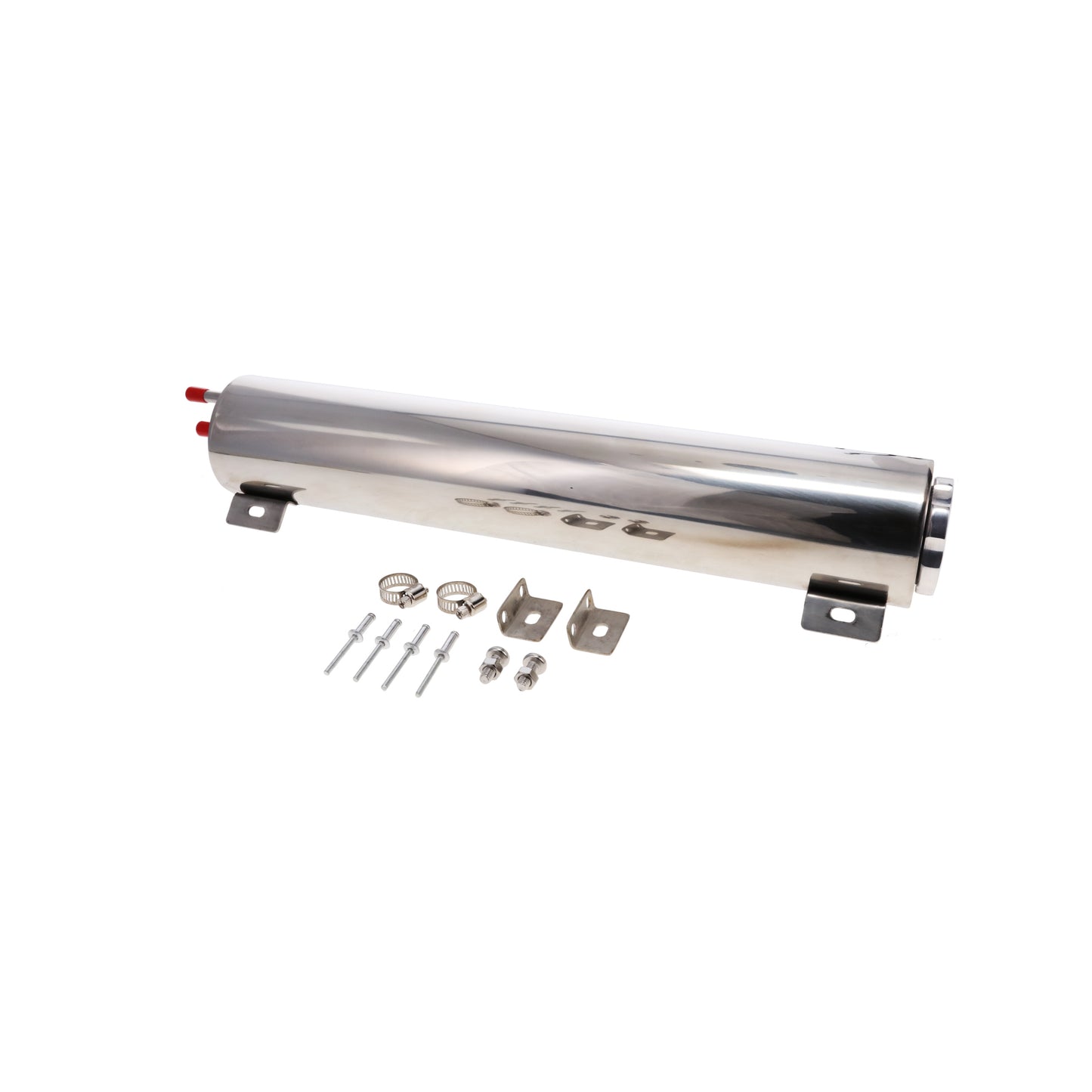 3" x 16" Stainless Steel Overflow Tank - Polished