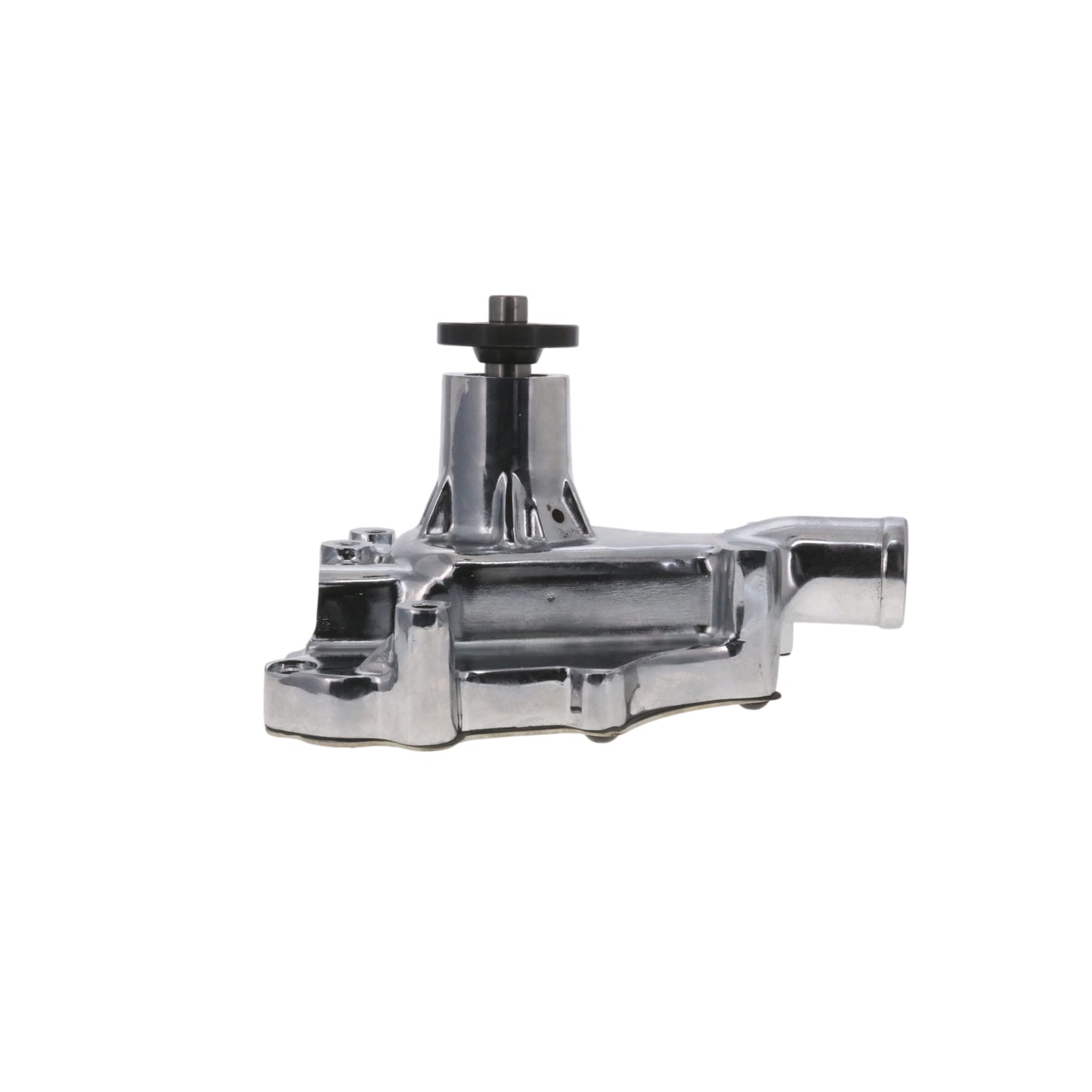 Ford Small Block 289/302/351W Aluminum High-Flow Mechanical Water Pump, Driver Side Inlet - Chrome
